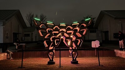 建築系團隊「湧動」作品獲「永續光環境創意展」銀牌並捐贈園區永久展示圖片