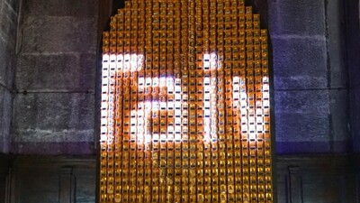 由國立台灣美術館主辦、國立成功大學建築系團隊策畫的「第19屆威尼斯建築雙年展—台灣館」參展計畫「【無】信仰：漂蕩世界的台灣智慧」圖片